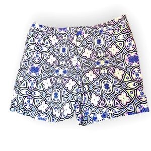 Talbots Geo Floral Shorts 14 Petite
